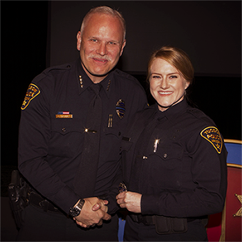 new female officer and chief