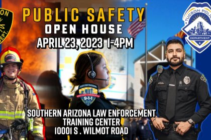 Public Safety Open House on Sunday, April 23rd from 1:00 pm to 4:00 pm