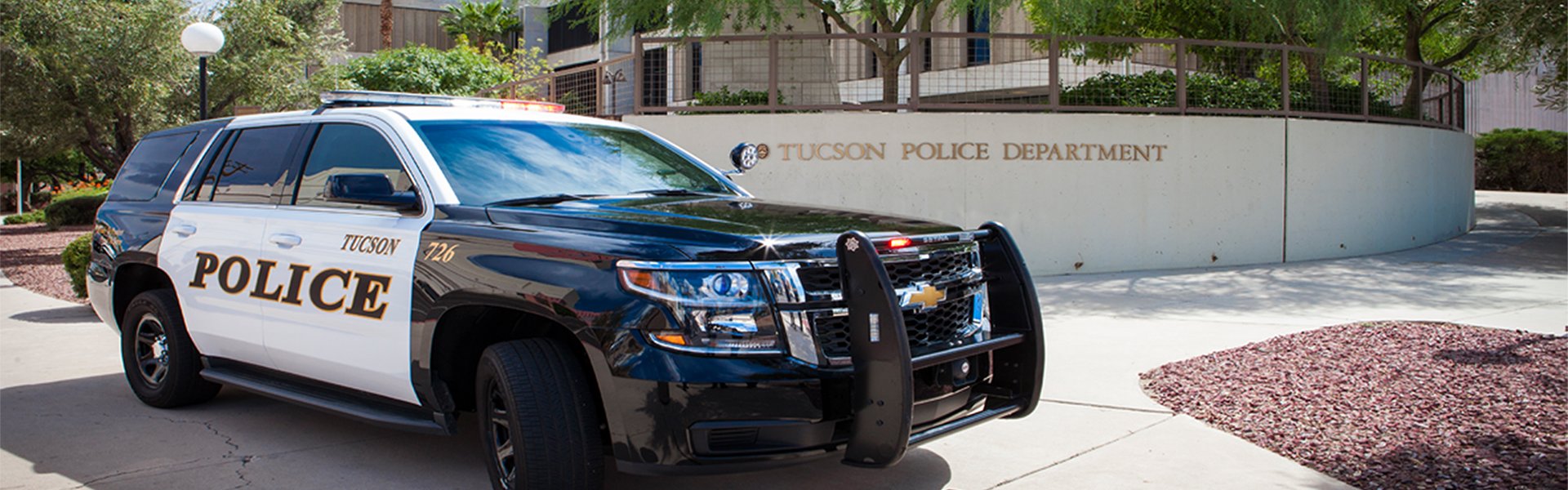 City of Tucson police vehicle.