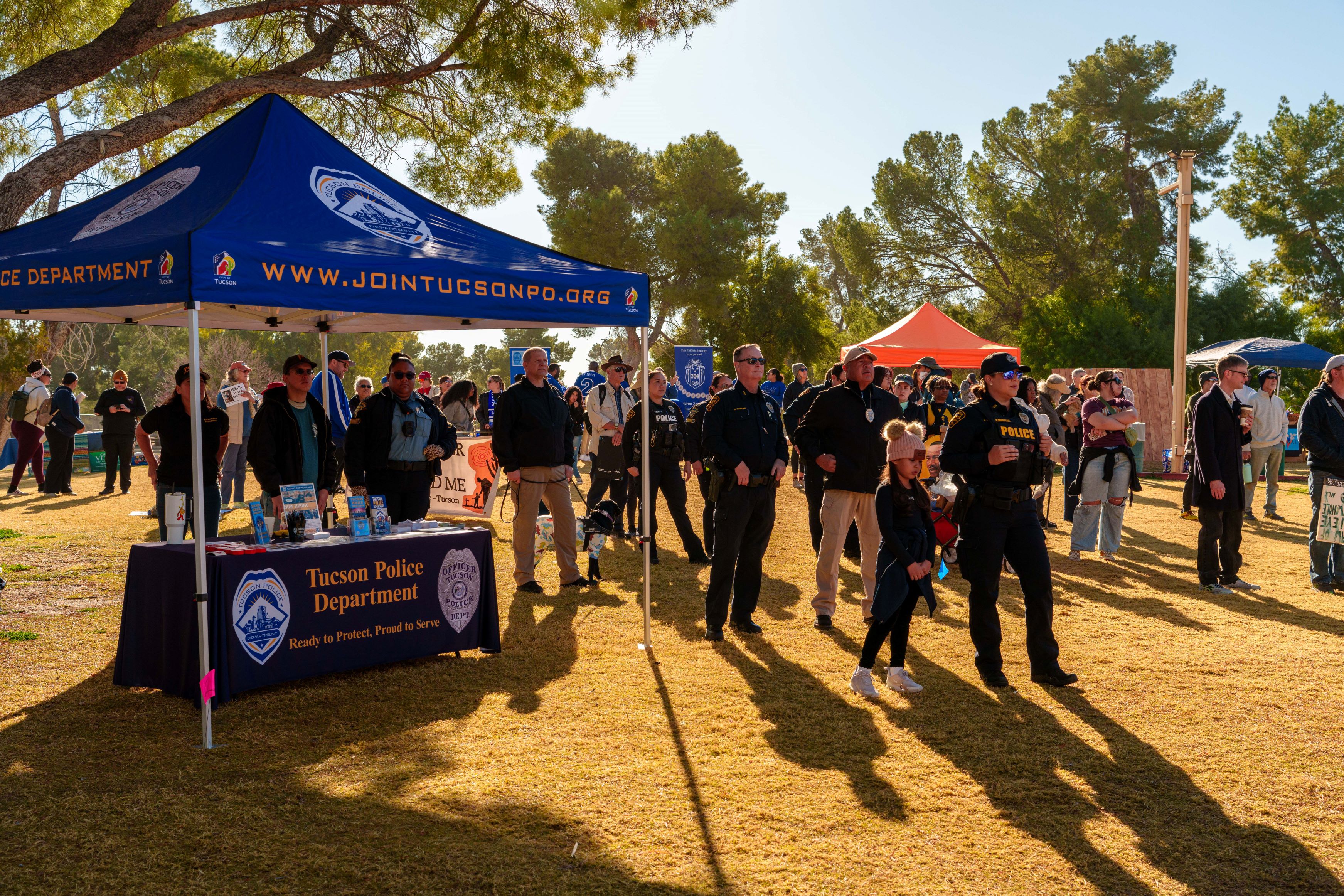 TPD Volunteers tent # MLK