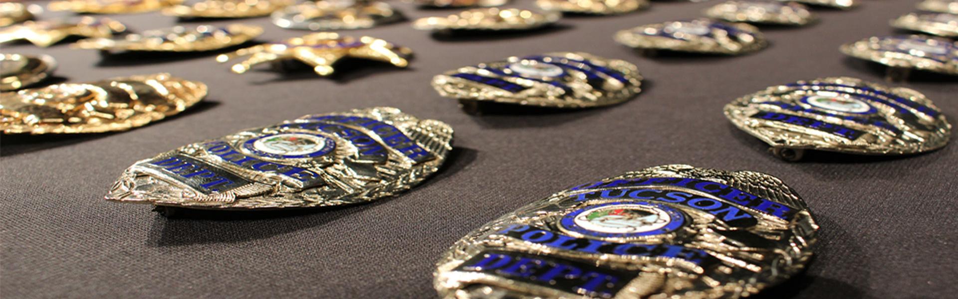 Photo of police badges