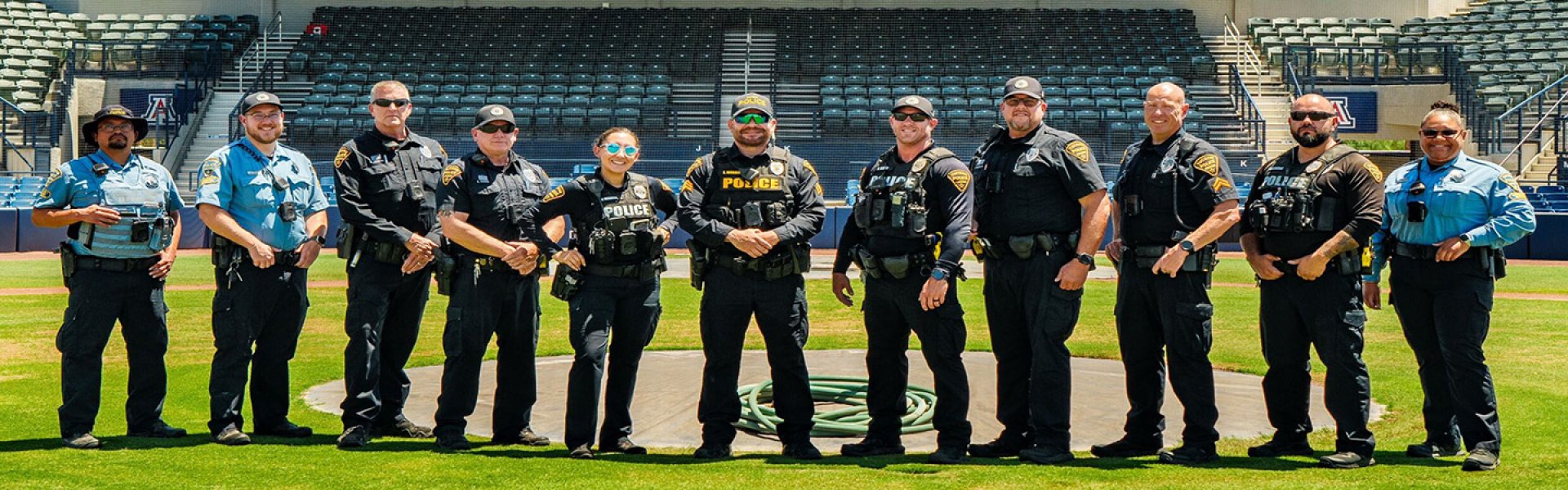 Officers- CSOs standing on field